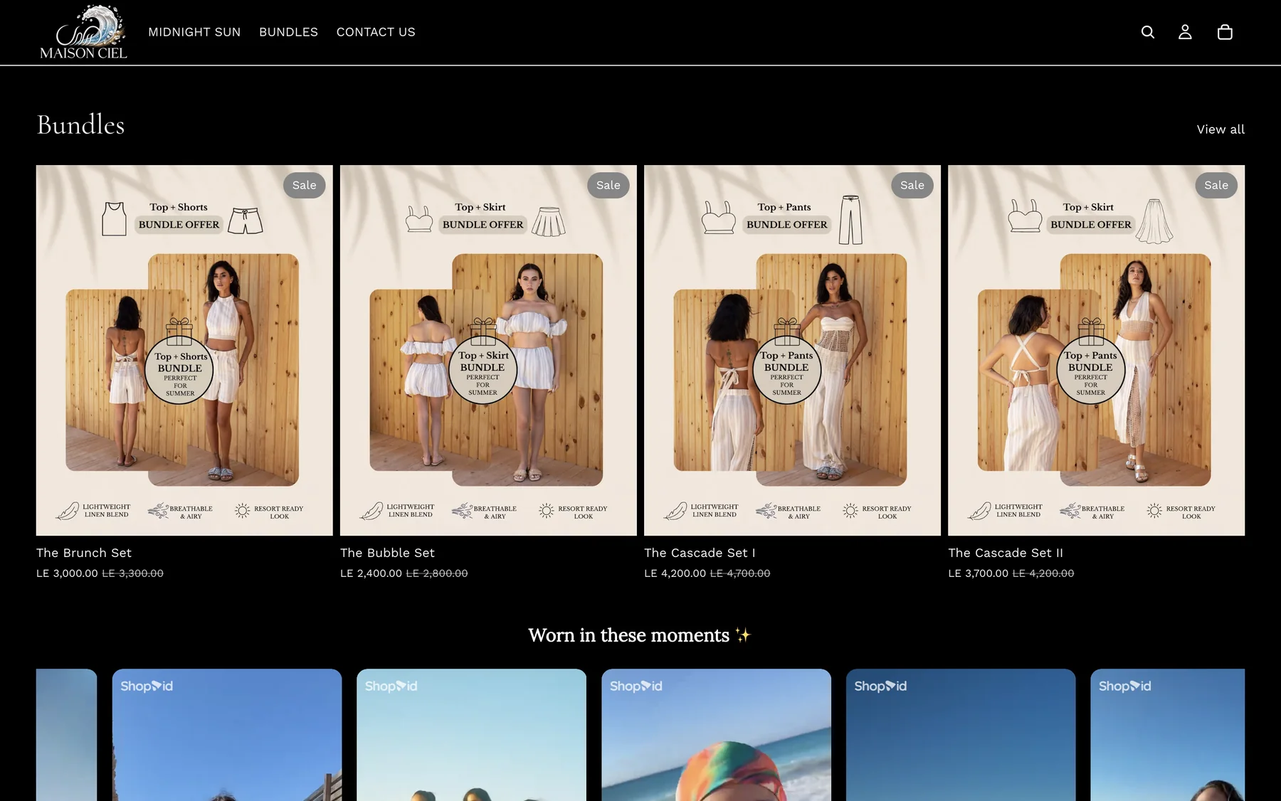 Maison Ciel: Bundles, designed