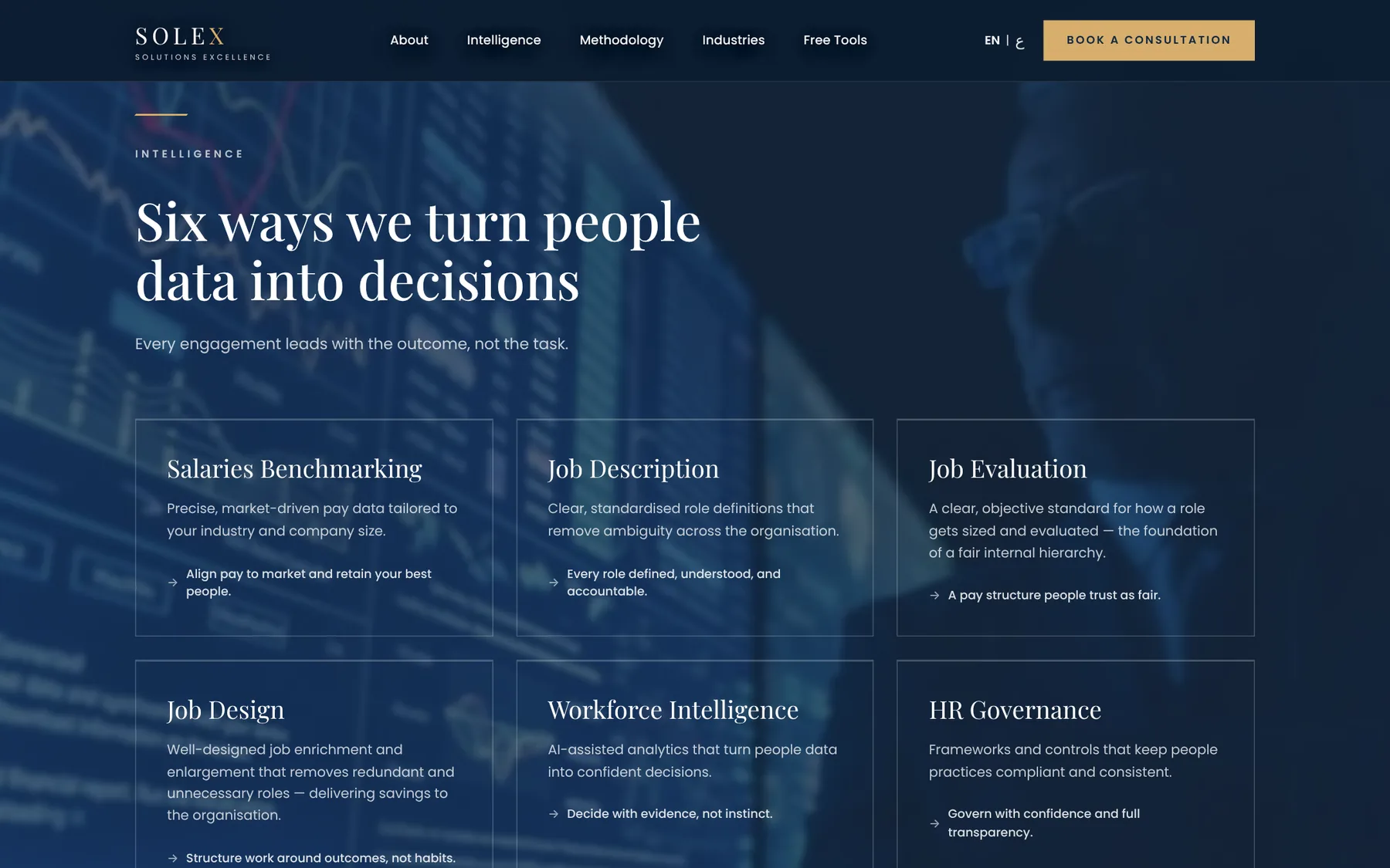 SOLEX: Six services, one grid