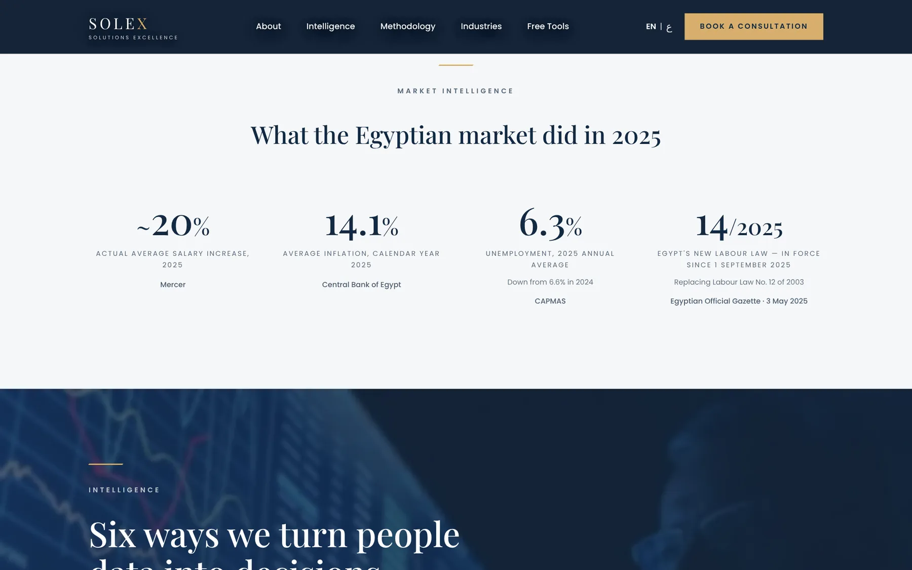 SOLEX: Market intelligence