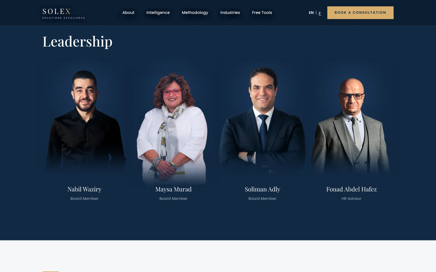 SOLEX: Leadership